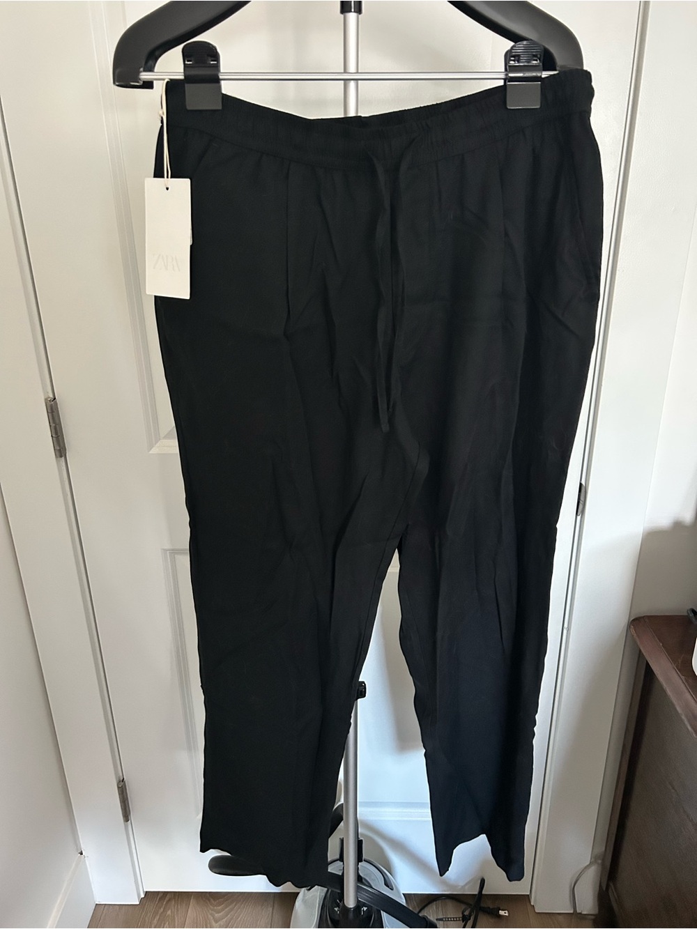 Zara Black Relaxed Fit Flowy Pants - Men’s L